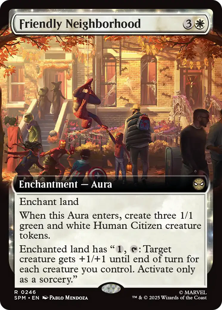 Friendly Neighborhood (0246) (Extended Art) (SPM) - Foil