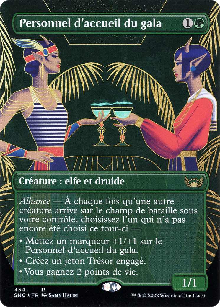 Gala Greeters (454) (Box Topper) (French) (Borderless) (SNC) - Foil