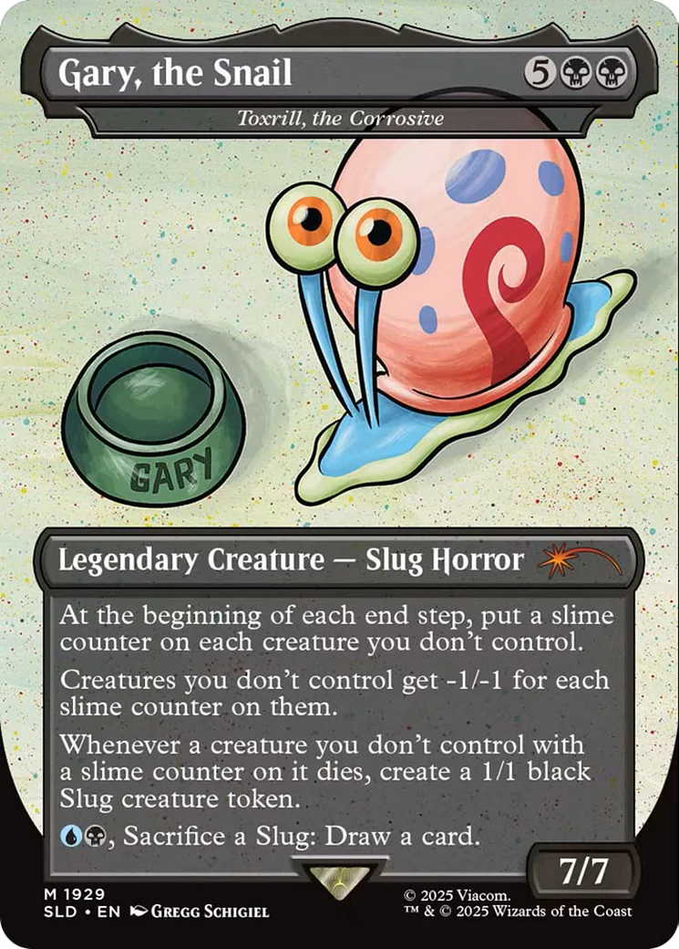 Gary, the Snail [Toxrill, the Corrosive] (1929) (Borderless) (SLD) - Foil