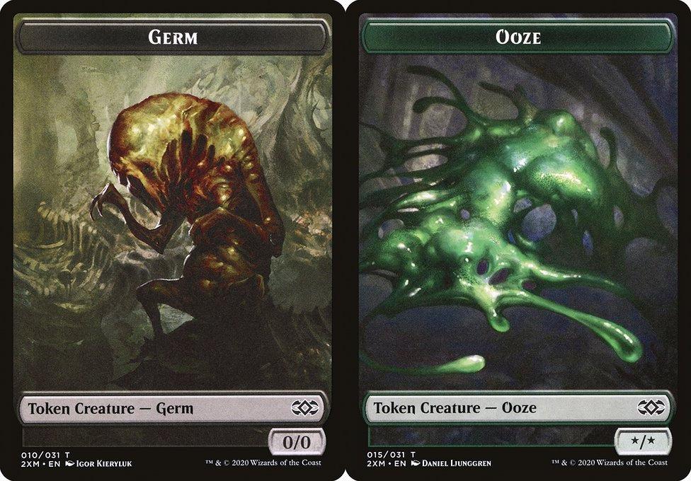Germ (010) // Ooze (015) Double-Sided Token (T2XM) - Foil