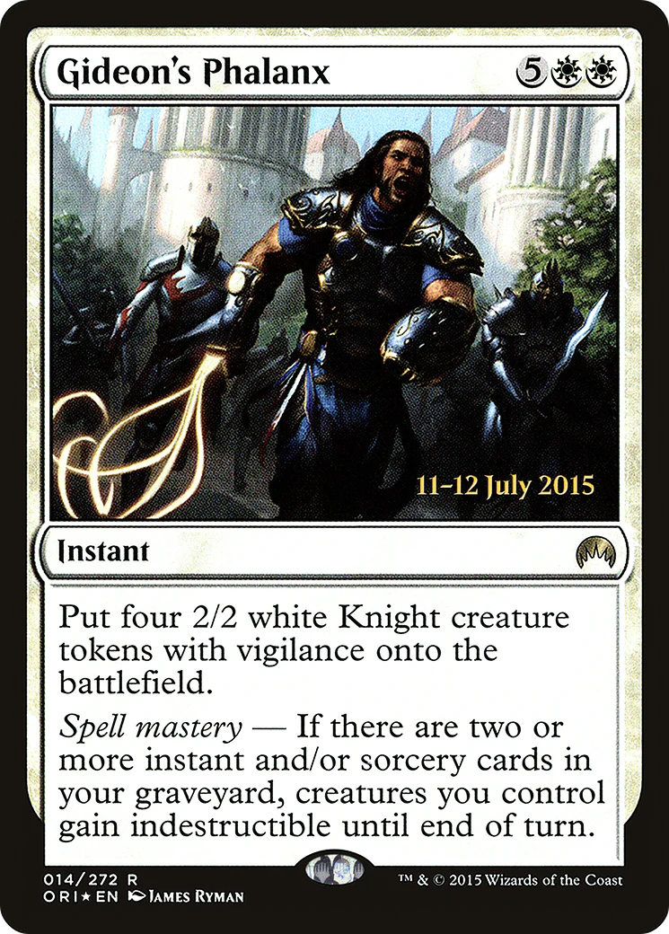 Gideon's Phalanx (014) (Prerelease) (PORI) - Foil
