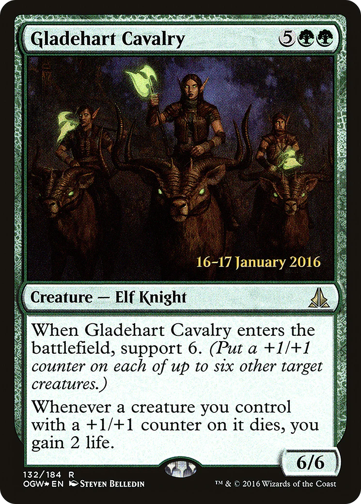 Gladehart Cavalry (132) (Prerelease) (POGW) - Foil