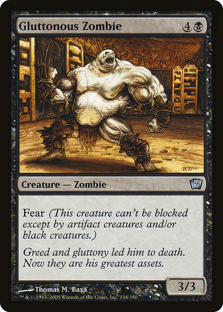 Gluttonous Zombie (9ED) - Foil