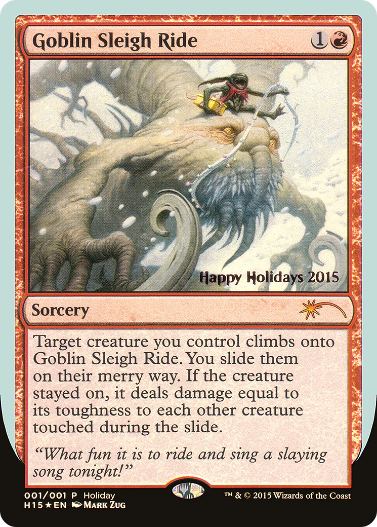 Goblin Sleigh Ride (001) (Holiday) (HHO) - Foil