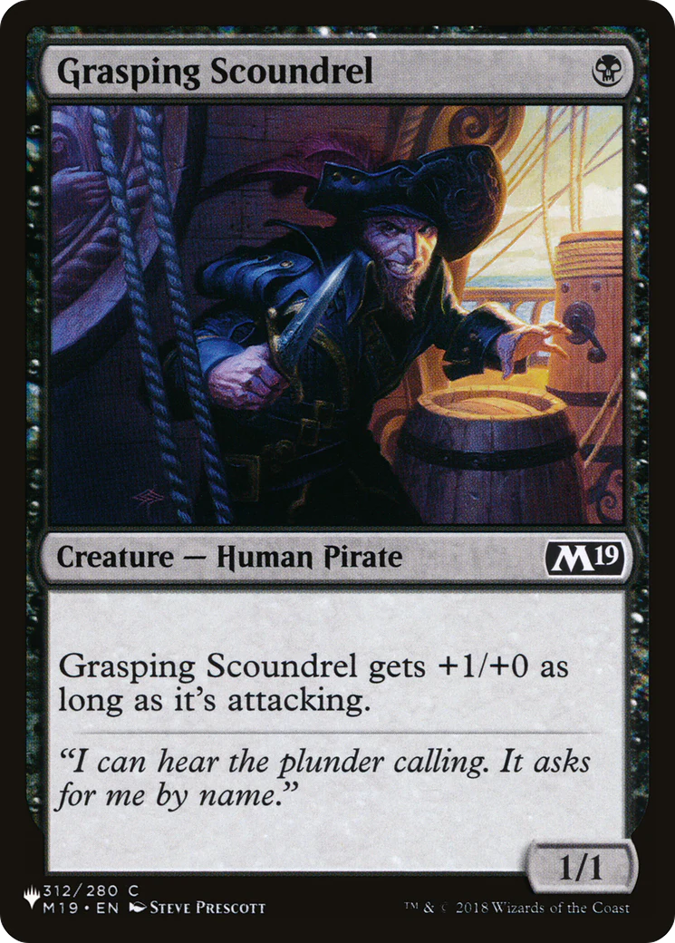 Grasping Scoundrel (312) (PLST)