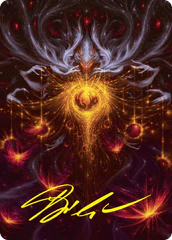 I Am Duskmourn (50/54) Art Card (ADSK) - Gold-Stamped Signature