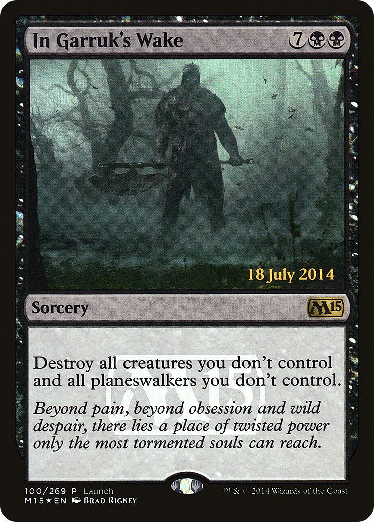 In Garruk's Wake (100) (Launch) (PM15) - Foil