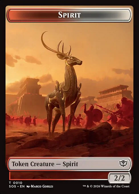 Inkling (0006) // Spirit (0010) Double-Sided Token (TSOS) - Foil - Image 2