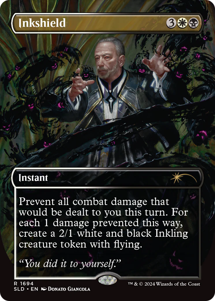 Inkshield (1694) (Borderless) (SLD) - Rainbow Foil