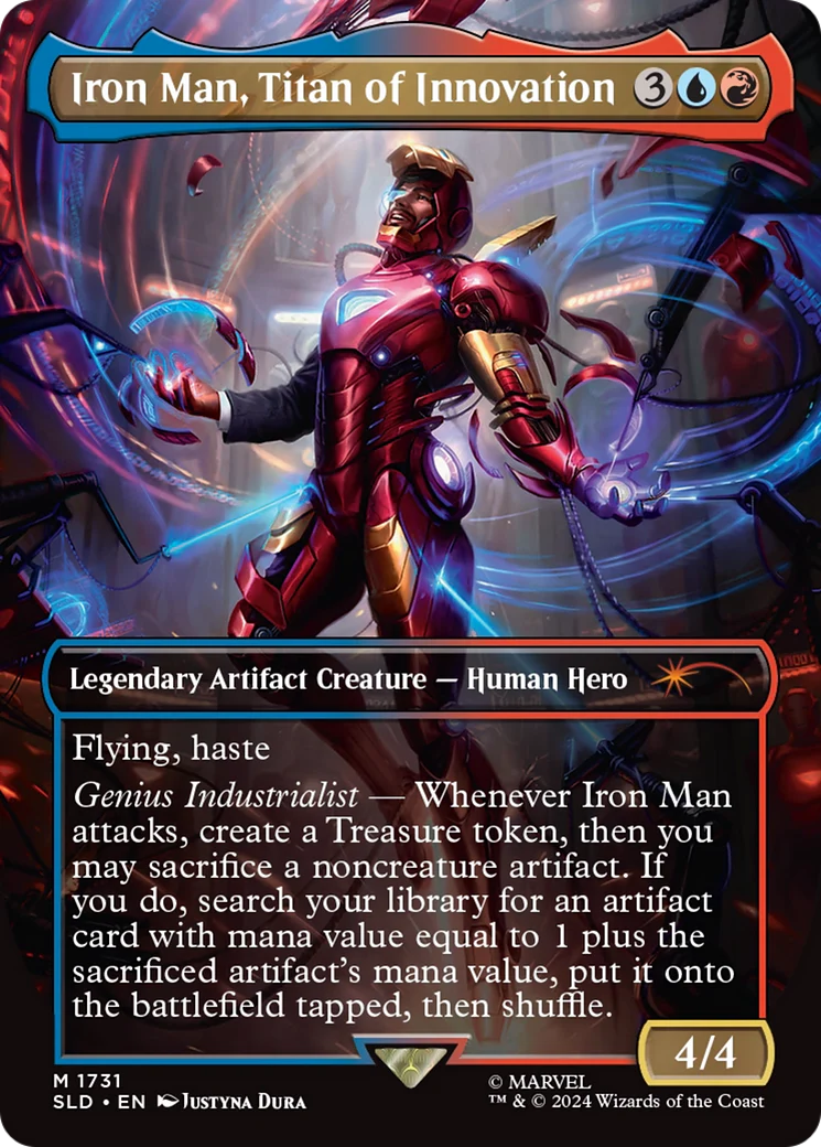 Iron Man, Titan of Innovation (1731) (Borderless) (SLD) - Foil