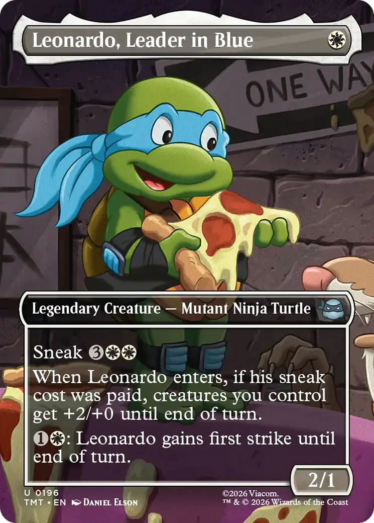 Leonardo, Leader in Blue (0196) (Borderless) (TMT)