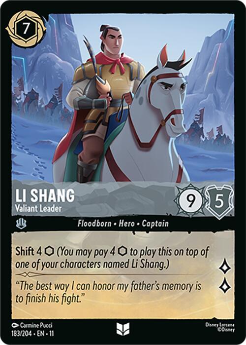 Li Shang, Valiant Leader (0183)