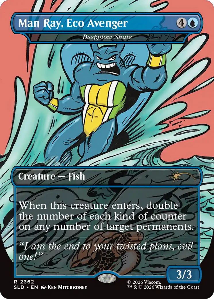 Man Ray, Eco Avenger [Deepglow Skate] (2362) (Borderless) (SLD)