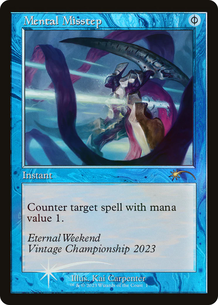 Mental Misstep (001) (Eternal Weekend) (Retro Frame) (PEWK) - Foil