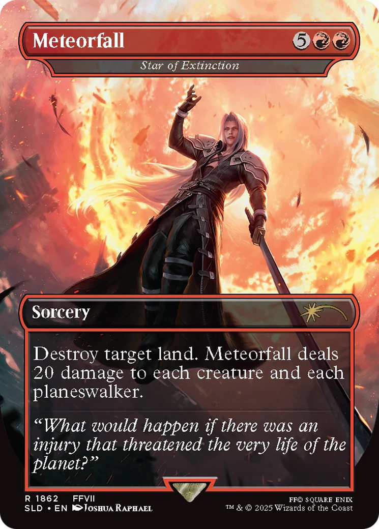 Meteorfall [Star of Extinction] (1862) (Borderless) (SLD) - Foil