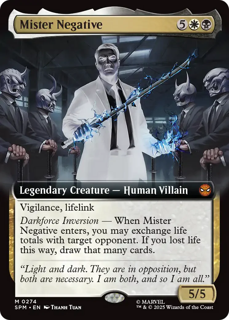 Mister Negative (0274) (Extended Art) (SPM) - Foil
