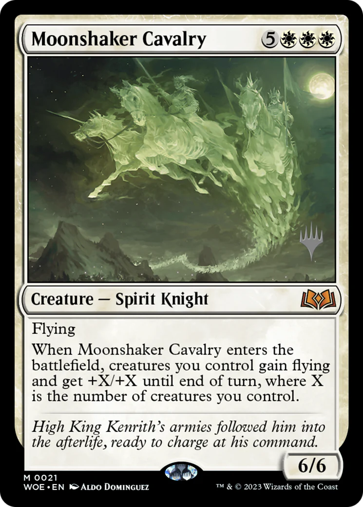 Moonshaker Cavalry (0021) (Promo Pack) (PWOE) - Foil