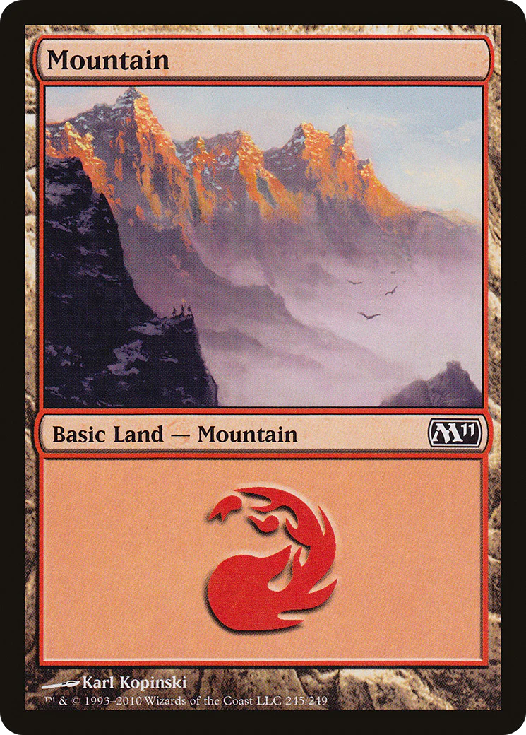 Mountain (245) (M11) - Foil