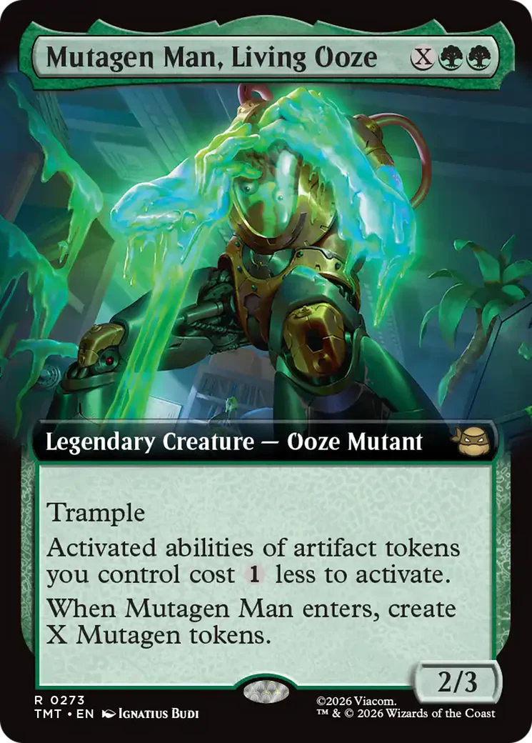 Mutagen Man, Living Ooze (0273) (Extended Art) (TMT) - Foil