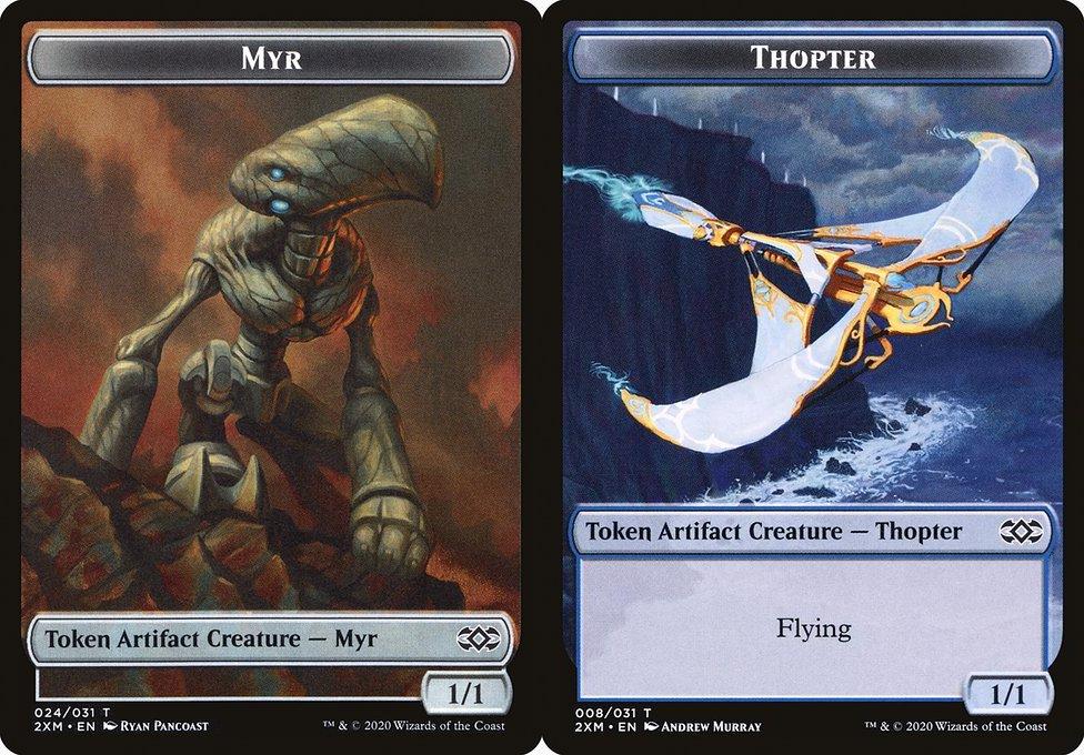 Myr (024) // Thopter (008) Double-Sided Token (T2XM) - Foil