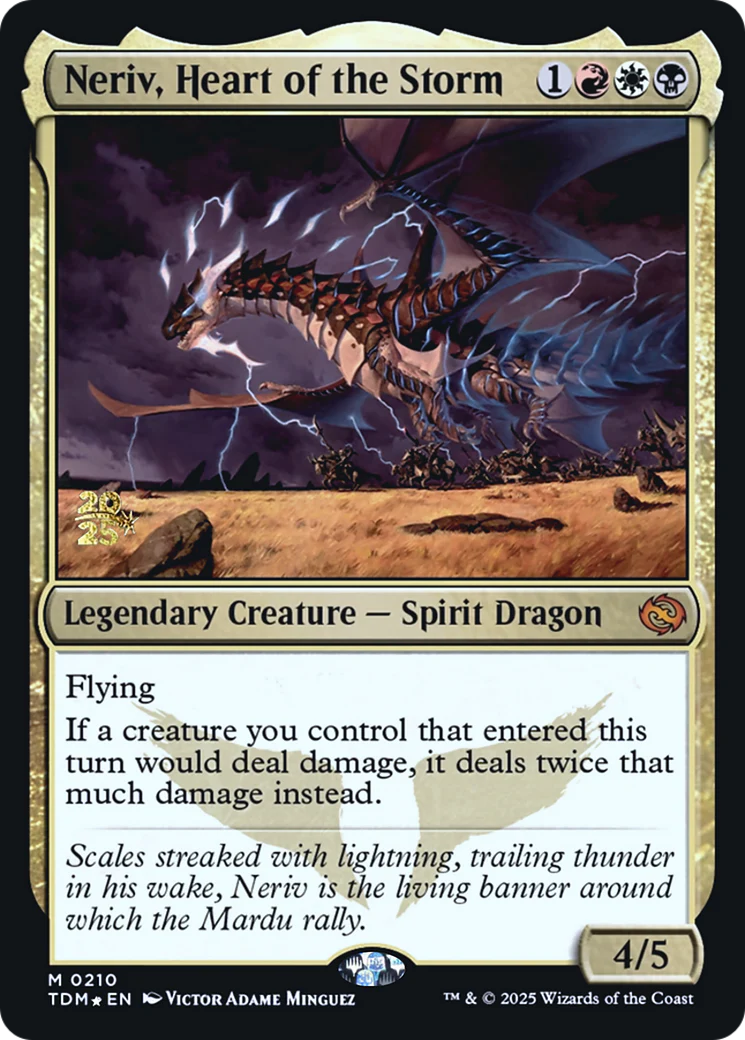 Neriv, Heart of the Storm (0210) (Prerelease) (PTDM) - Foil