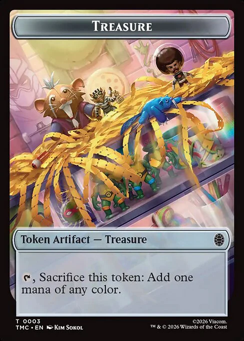 Ninja (0005) // Treasure (0003) Double-Sided Token (TTMT) - Image 2