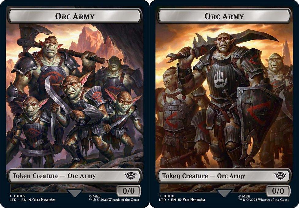 Orc Army (0005) // Orc Army (0006) Double-Sided Token (TLTC)