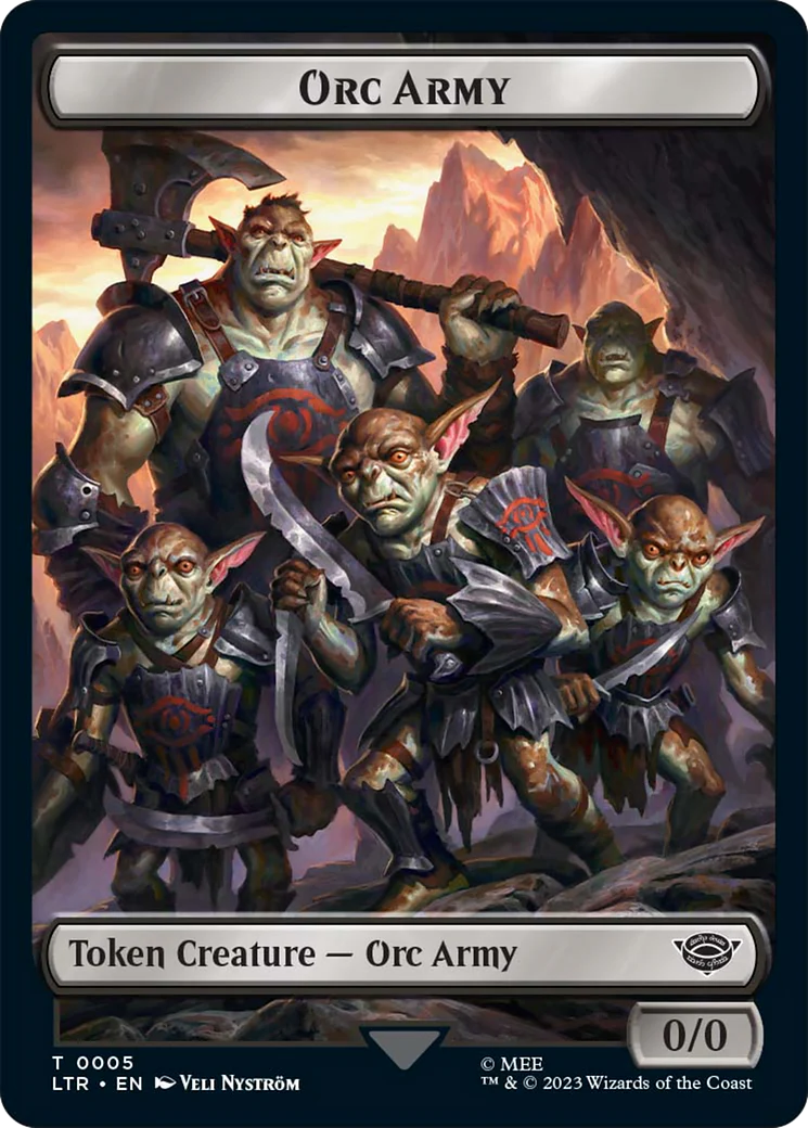 Orc Army Token (005) (TLTR)