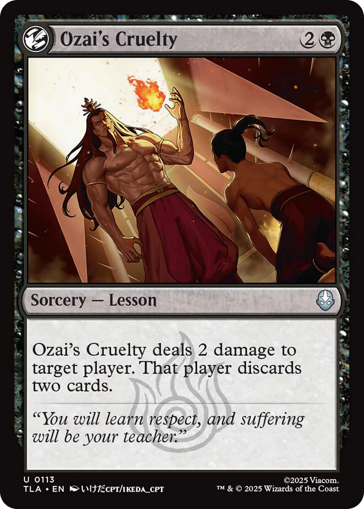Ozai's Cruelty (TLA) - Foil