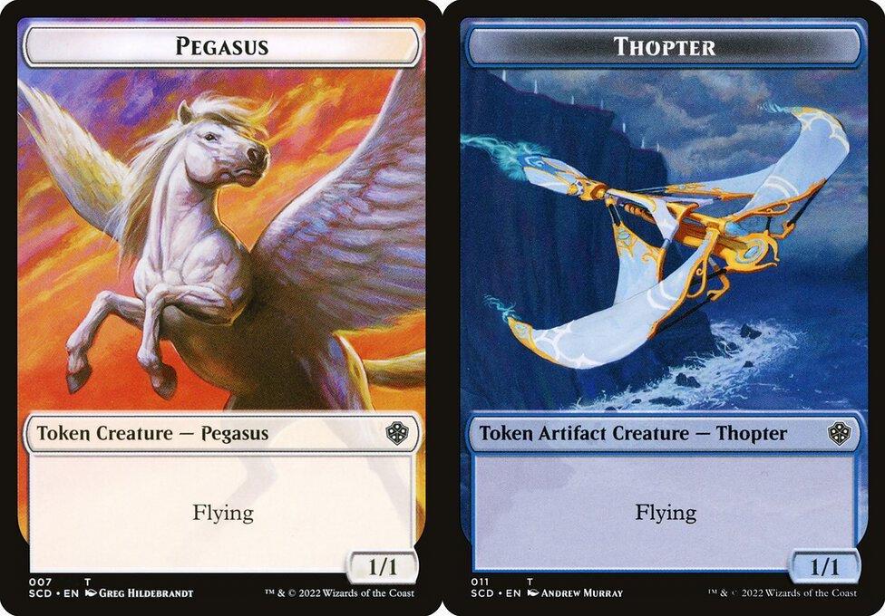 Pegasus (007) // Thopter (011) Double-Sided Token (TSCD)