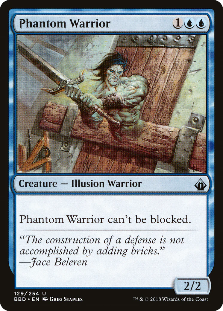 Phantom Warrior (BBD) - Foil