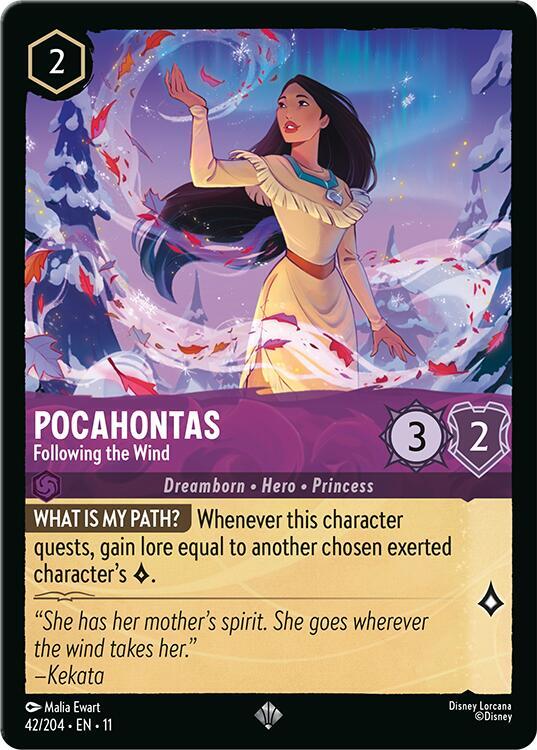 Pocahontas, Following the Wind (0042) - Cold Foil