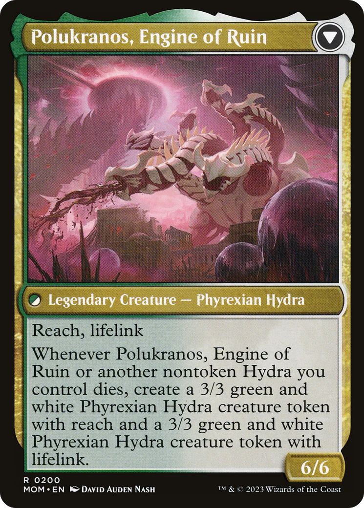 Polukranos Reborn // Polukranos, Engine of Ruin (0200) (Promo Pack) (PMOM) - Foil - Image 2