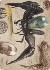 Psychosis Crawler (73/81) Art Card (ABRO) - Gold-Stamped Signature