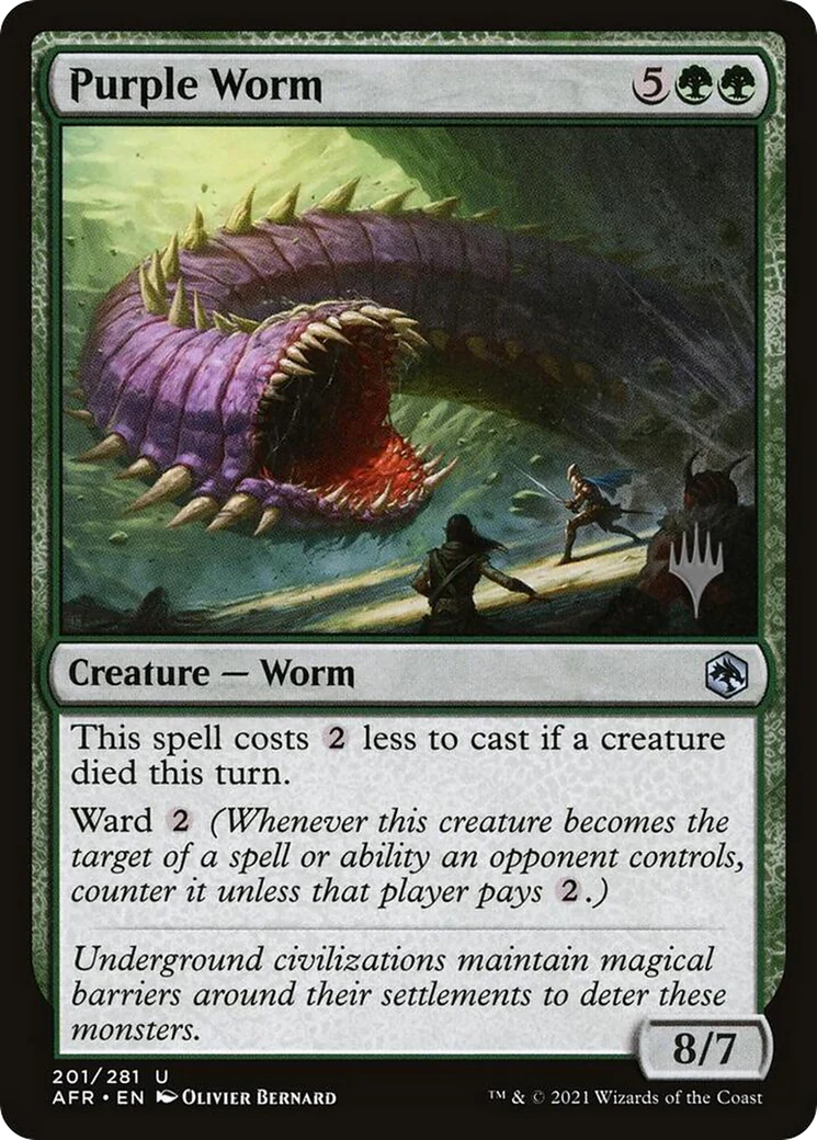 Purple Worm (201) (Promo Pack) (PAFR) - Foil