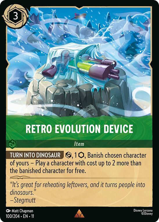 Retro Evolution Device (0100) - Cold Foil