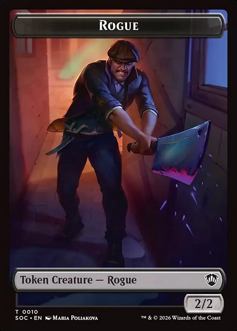 Rogue (0010) // Spirit (0025) Double-Sided Token (SOC)