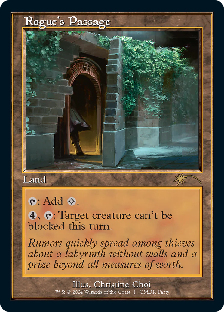 Rogue's Passage (001) (Commander Party) (Retro Frame) (PW24) - Foil
