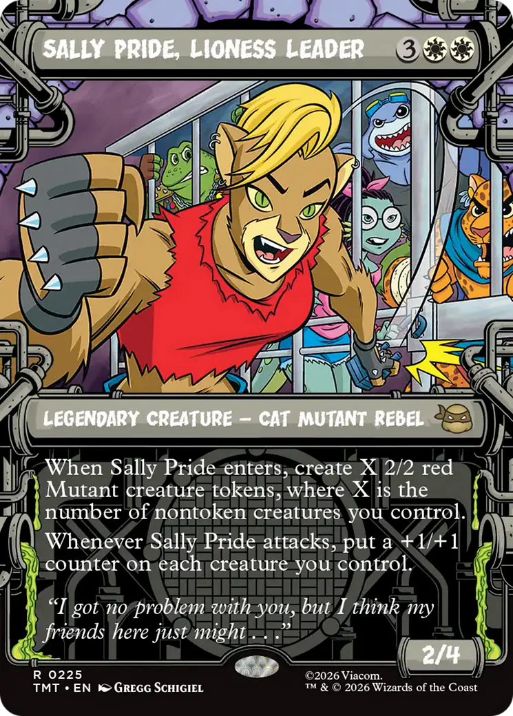 Sally Pride, Lioness Leader (0225) (Sewer Frame) (TMT)