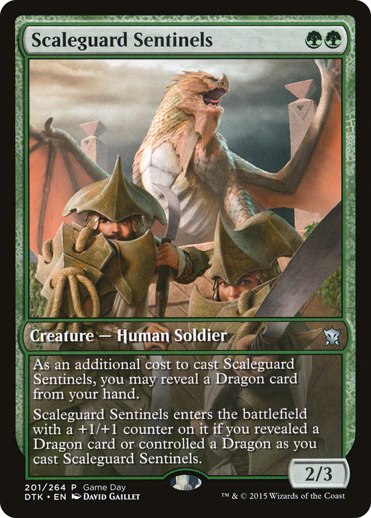Scaleguard Sentinels (201) (Game Day) (Full Art) (PDTK)
