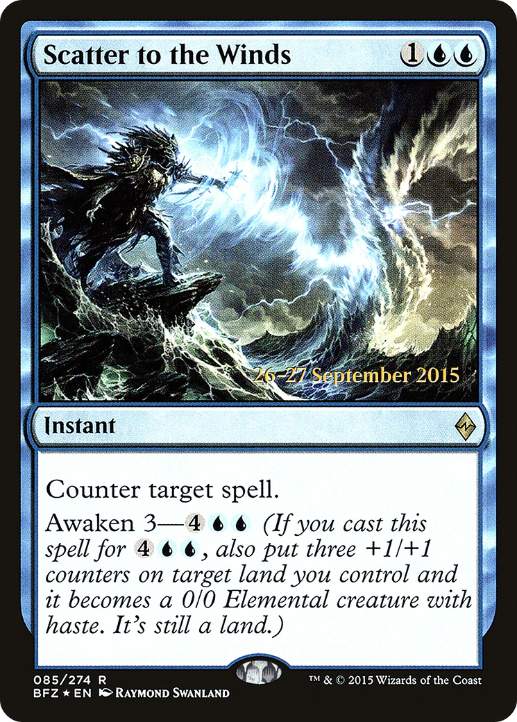 Scatter to the Winds (085) (Prerelease) (PBFZ) - Foil