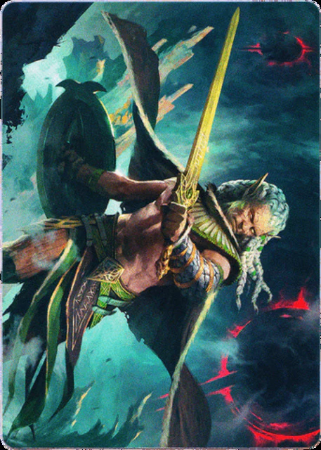 Serpent-Blade Assailant (40/81) Art Card (AMOM)
