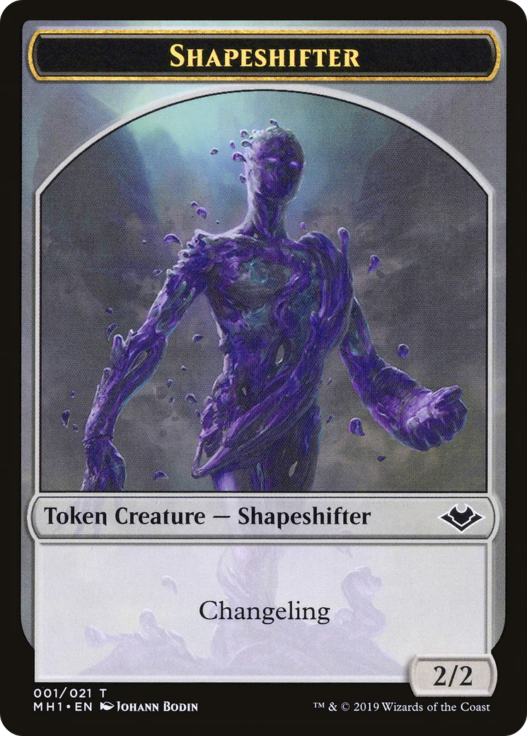Shapeshifter Token (001) (TMH1) - Foil
