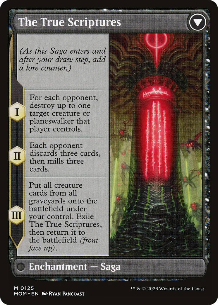 Sheoldred // The True Scriptures (0125) (Promo Pack) (PMOM) - Foil - Image 2