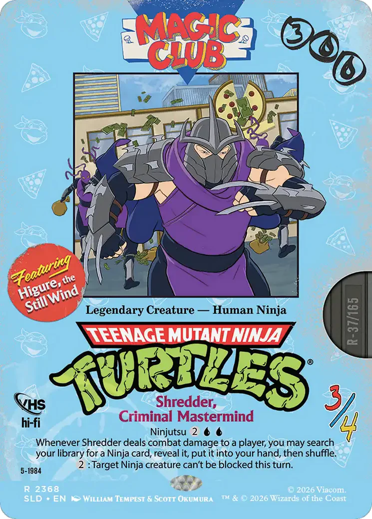 Shredder, Criminal Mastermind [Higure, the Still Wind] (2368) (Showcase) (SLD)