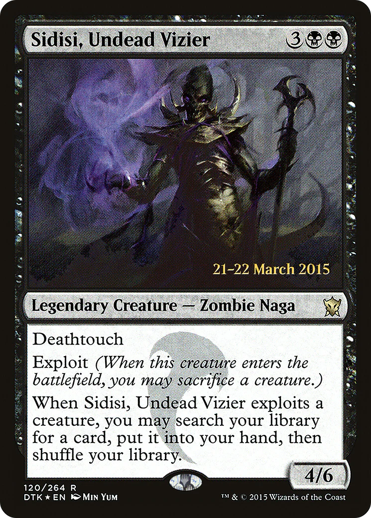 Sidisi, Undead Vizier (120) (Prerelease) (PDTK) - Foil