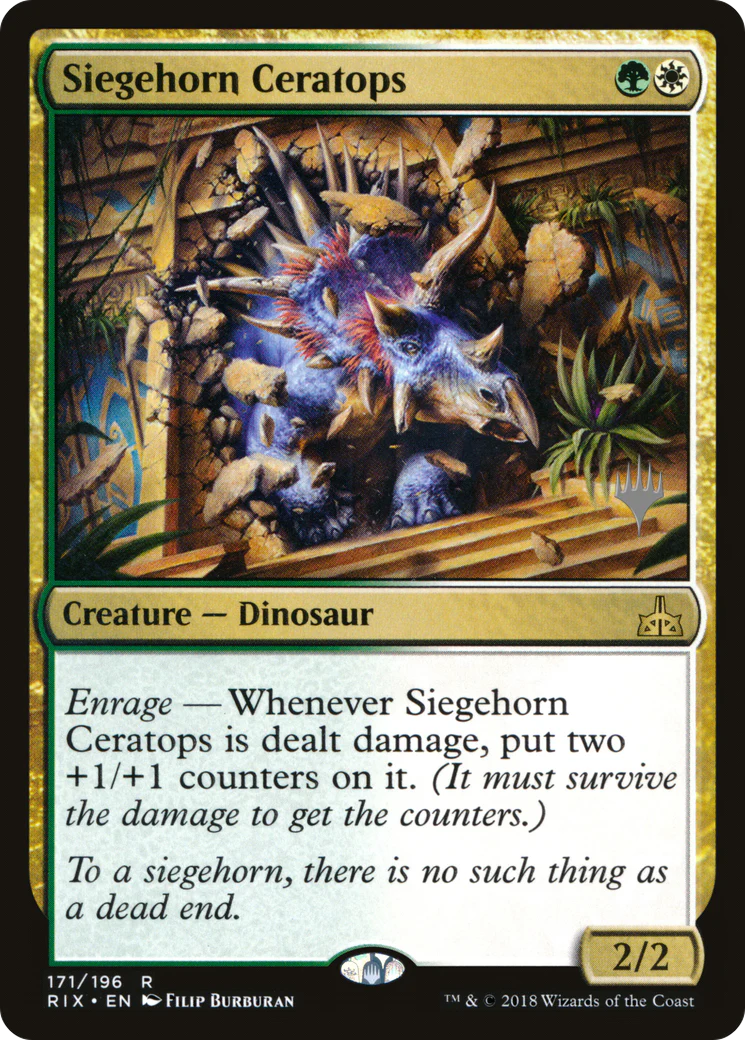 Siegehorn Ceratops (171) (Promo Pack) (PRIX) - Foil