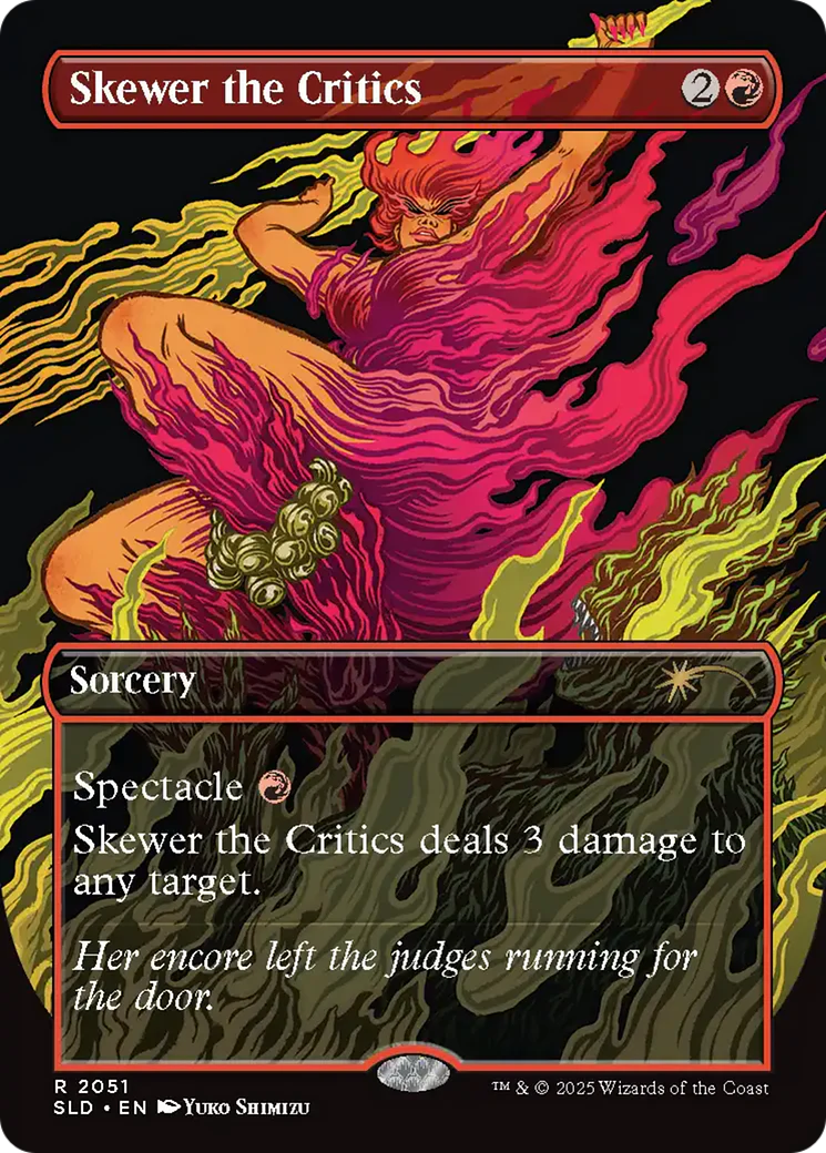 Skewer the Critics (2051) (Borderless) (SLD) - Foil