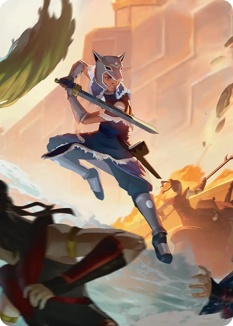 Sokka's Charge (05/12) Art Card (TLA)