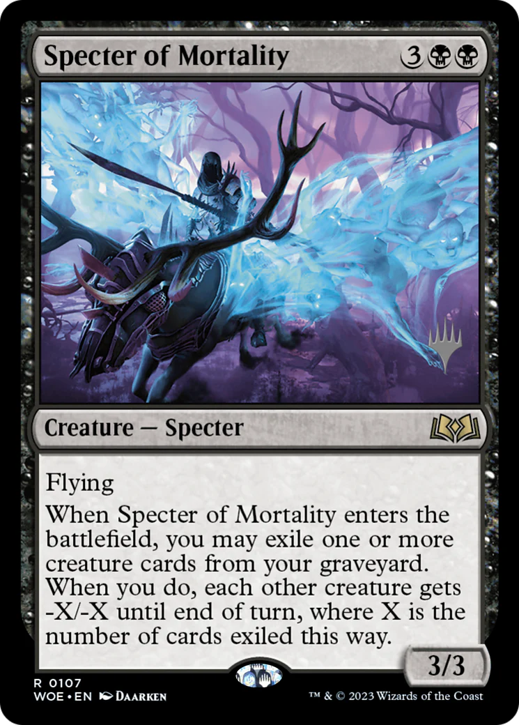 Specter of Mortality (0107) (Promo Pack) (PWOE) - Foil